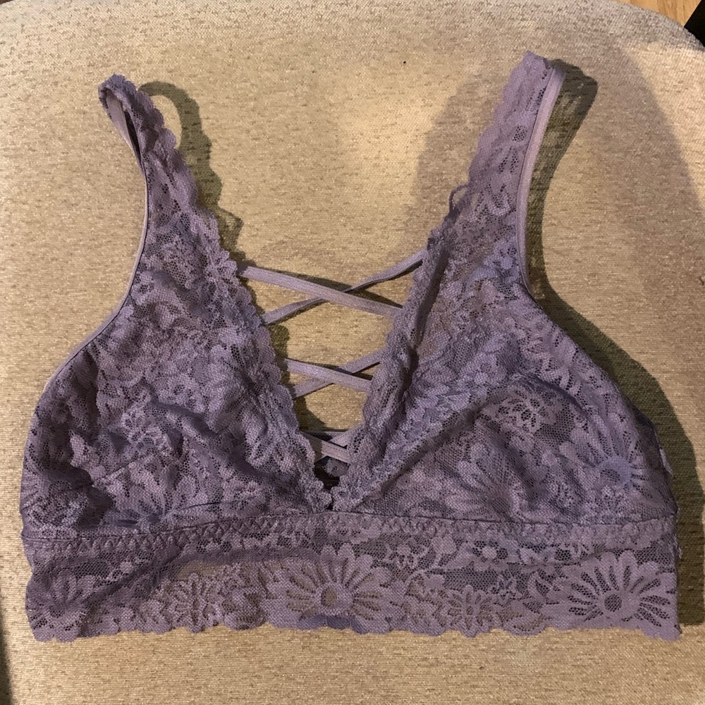 3/$20 PINK Victoria Secret Purple Lace Bralette